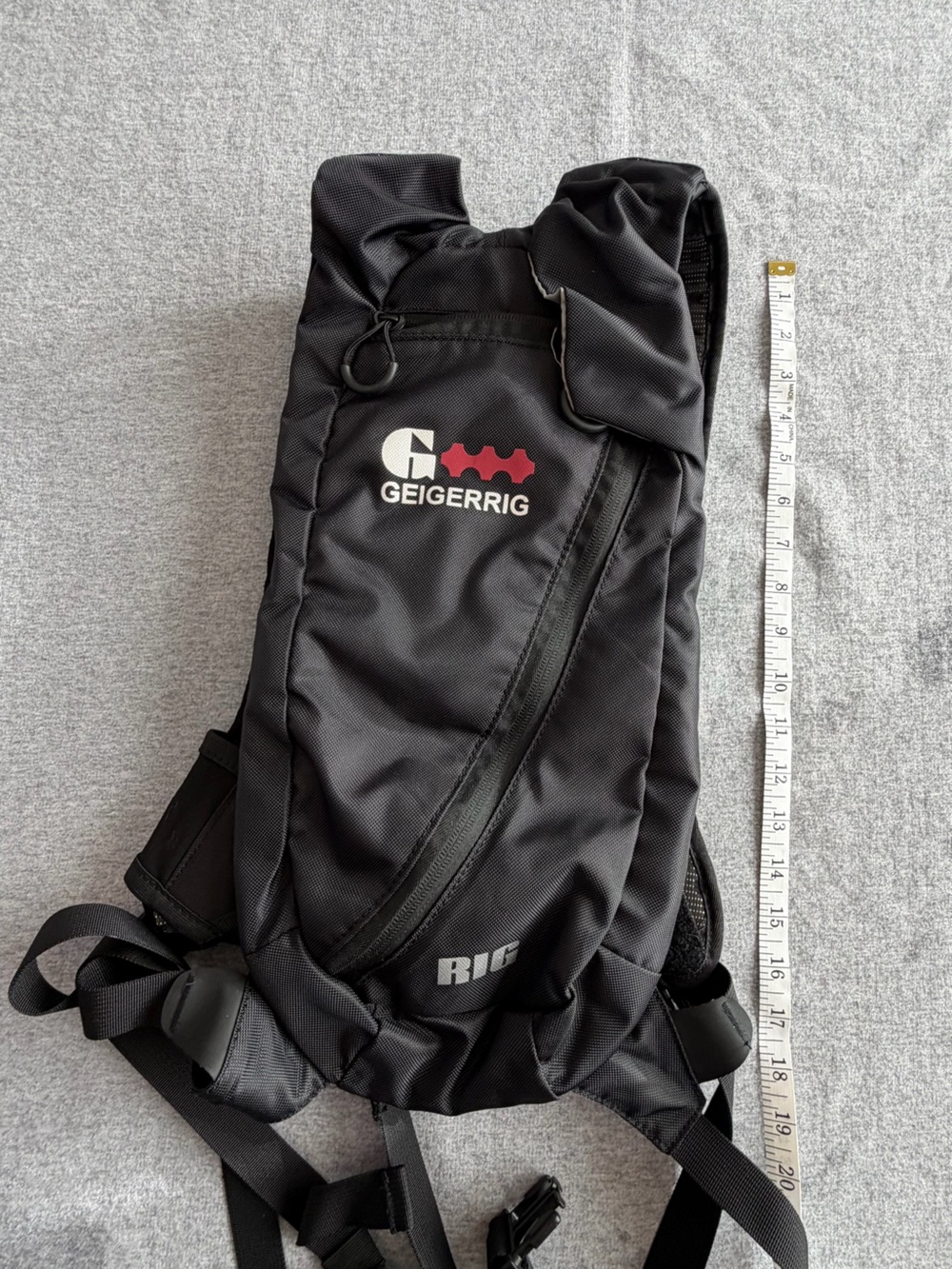 Geigerrig Black Hydration Pack - RIG Series
